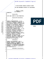 Order Shortening Time and Stay of Entry of Judgment