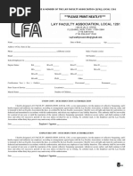 lfa membership application 2016