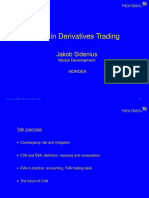 CVA in Derivatives Trading: Jakob Sidenius