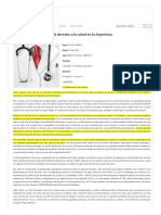 Desafíos y Soluciones en El Derecho a La Salud en La Argentina