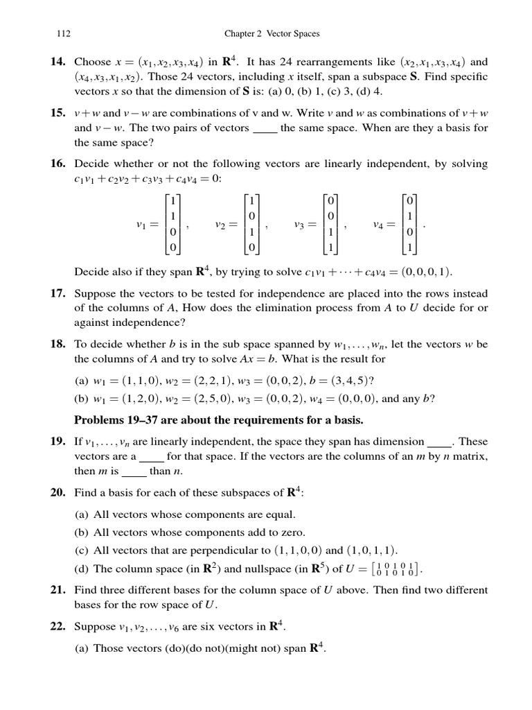 Linear Algebra and Its Application.122 PDF | PDF | Algebra | Functional ...