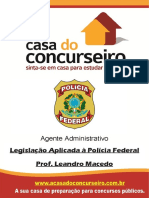 Apostila PF Agente Administrativo Legislacao Leandro Macedo