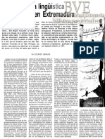 La Influencia Lingüística Portuguesa en Extremadura - Alminar Febrero/1979 - Revista de La Institución Pedro de Valencia