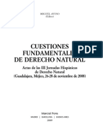 Cuestiones Fundamentales Del Derecho Natural PDF