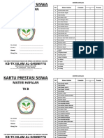 Kartu Prestasi Siswa