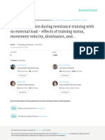 Muscle Activation During Resistance Training With No External Load - Effects of Training Status, Movement Velocity, Dominance, And Visual Feedback (1)