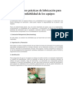 Las 10 Mejores Prácticas de Lubricación Para Mejorar La Confiabilidad de Los Equipos