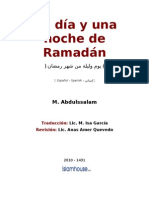 Un Dia y Una Noche Del Mes de Ramadan