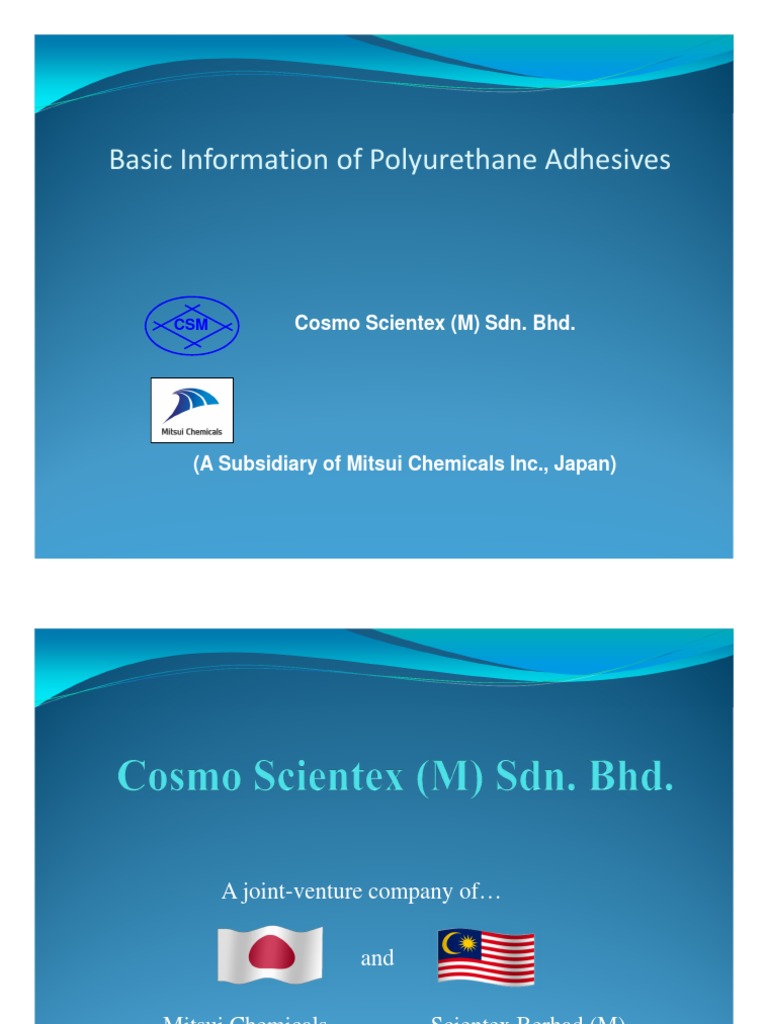 PU-Based Adhesive in Dry Lamination | PDF | Adhesive | Ink