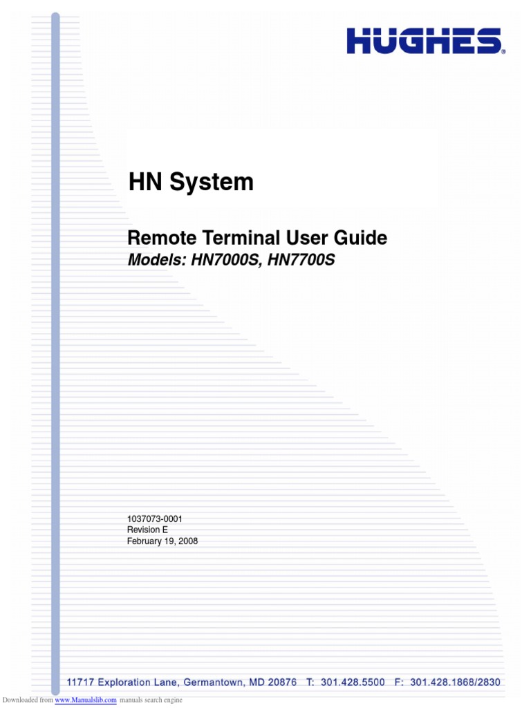 HN System: Remote Terminal User Guide | PDF | Personal Computers ...