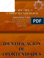 Proyecto Técnico Campo de la Manufactura