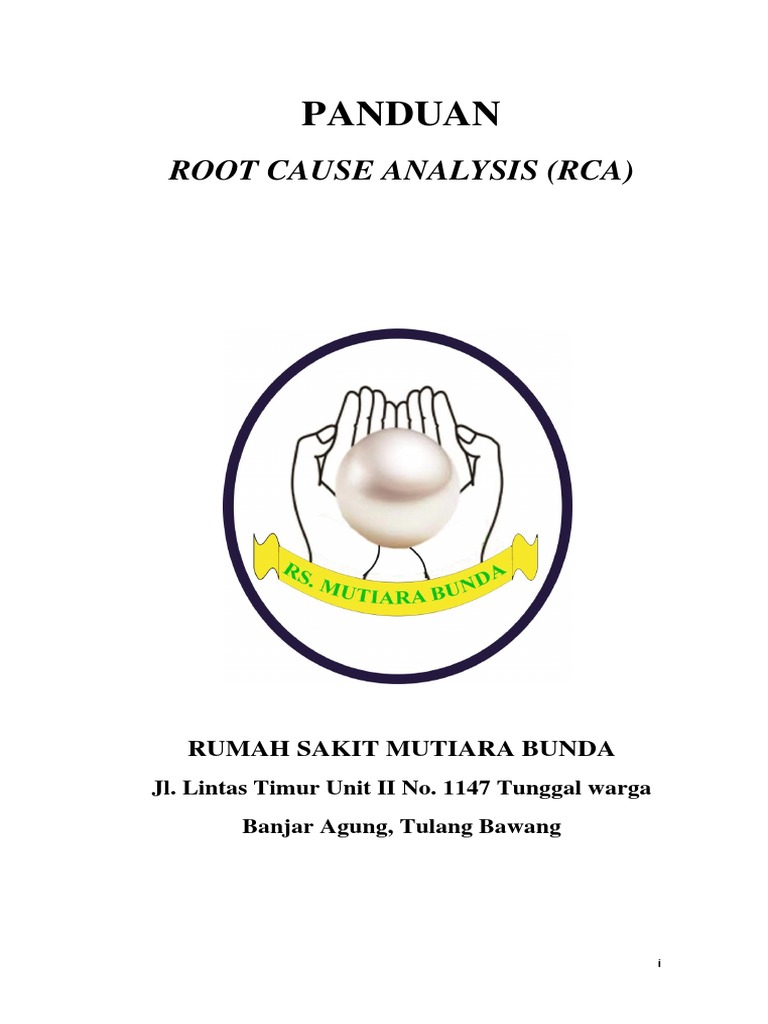 Panduan Root Cause Analysis Rca Pdf