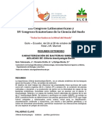 Caracterización de Bacterias Simbióticas de La Leguminosa Clitoria Brachystegia Benth.