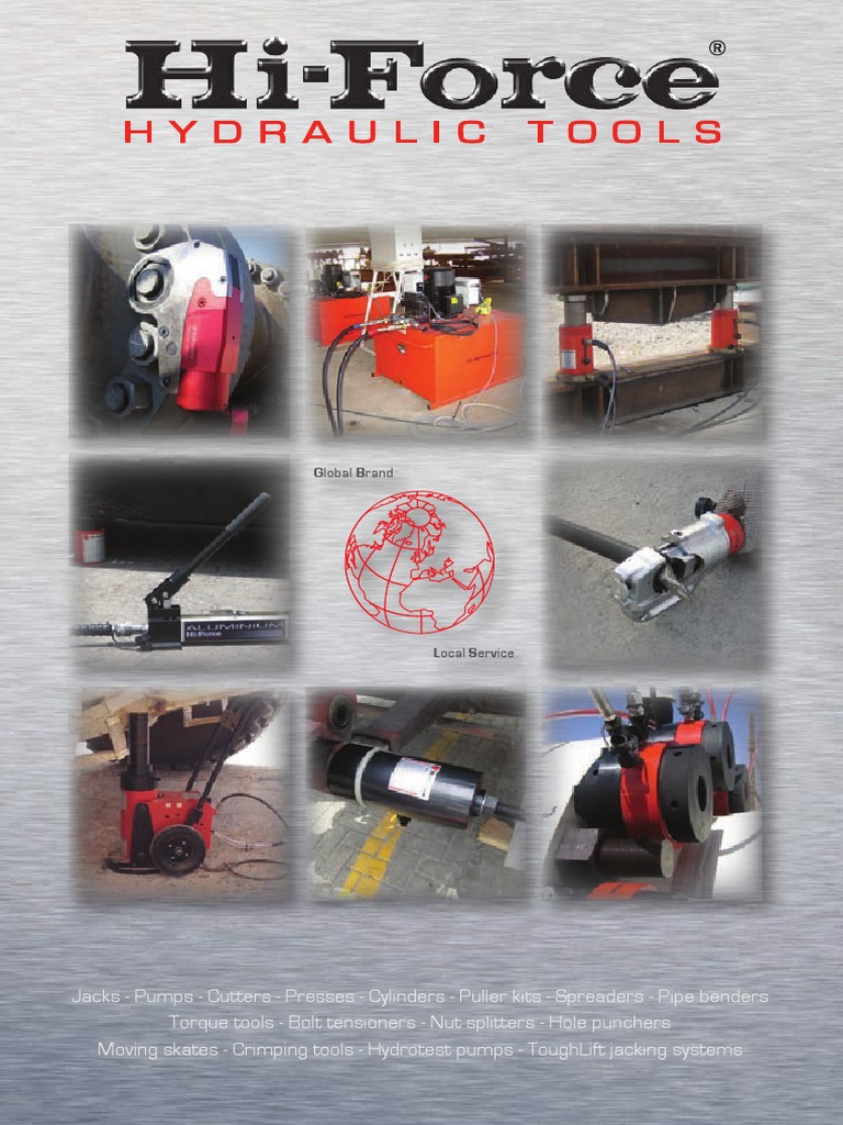 Hi-Force Hydraulic Tools Catalogue 2015 | PDF | Piston | Quality (Business)