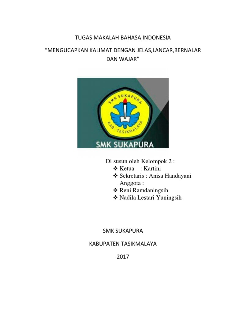 Tugas Makalah Bahasa Indonesia