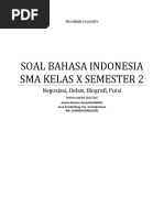 Download SOAL BAHASA INDONESIA SMA KELAS X SEMESTER 2   by Annisa Meliana Shani SN353812281 doc pdf