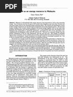 Coal as an Energy Resource in Malaysia