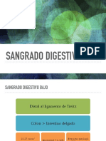 Sangrado Digestivo Bajo