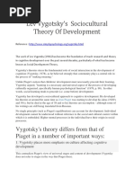 Vugotsky Theory