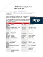 Lista de Los 338 Verbos Compuestos