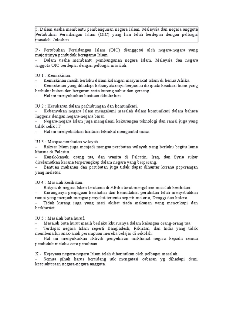 Dalam Usaha Membantu Pembangunan Negara Islam Pdf
