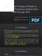 Cause and Timing of Death Preterm