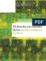 El Derecho A La Consulta de Los Pueblos Indigenas en El Peru