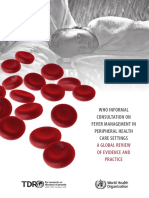 WHO Management of Febris in Peripheral Setting PDF