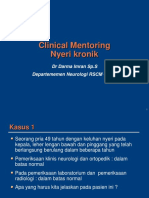 CLINICAL MENTORING 7 MANAJEMEN NYERI KRONIK OLEH Dr. DARMA IMRAN SP.S K PDF