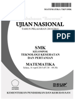 Pembahasan Soal UN Matematika TKP SMK 2015 PDF