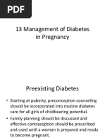 13 Management of Diabetes