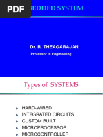 Embedded System: Dr. R. Theagarajan