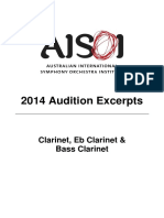 AISOI 2014 Clarinet Excerpts