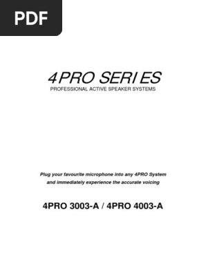 rcf 4pro 4003a