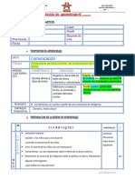 Propuesta Sesion de Aprendizaje