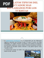 Los Platos Tipicos Del Ecuador Mas Reclamados Por