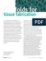 Scaffolds For Tissue Fabrication 2004 Materials Today