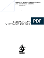 SERRANO-PIEDECASAS FERNÁNDEZ DEMETRIO CRESPO (Coords.) - Terrorismo y Estado de Derecho. (Sumário) PDF