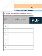 Research Publications Summary