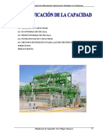 Planificación de la capacidad de producción