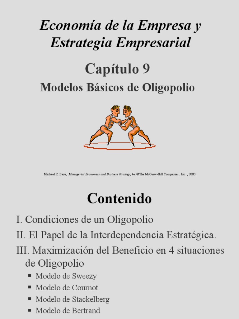 Power Pointo de Economia de La Empresa | PDF | Oligopolio | Monopolio