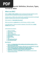 SAP IDOC Tutorial - Definition, Structure, Types, Format & Tables | PDF ...