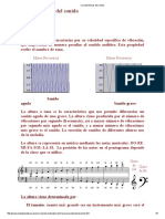 Características Del Sonido