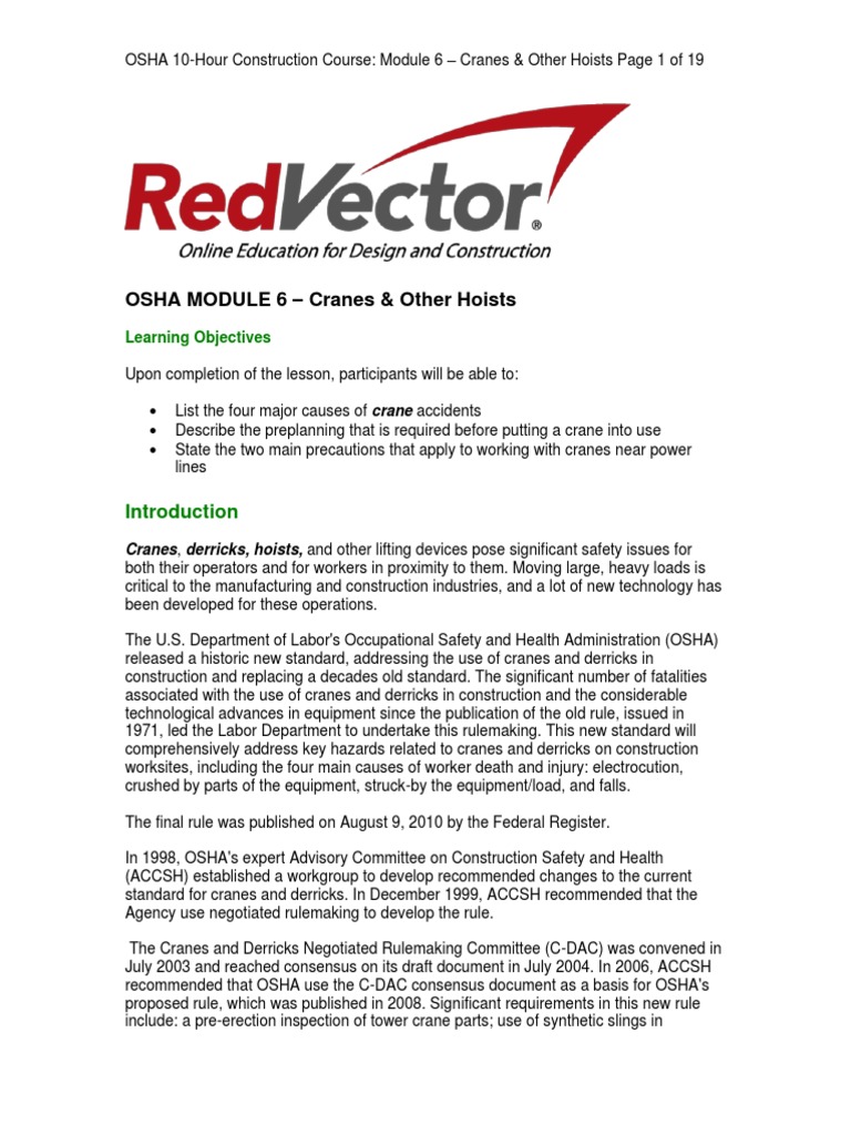 Crane Safety and Accident Prevention | PDF | Crane (Machine) | Elevator