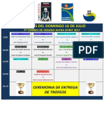 Horarios Del Dom 16 Julio 17