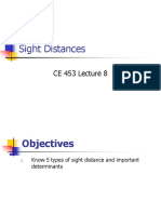 Stopping Sight Distance