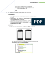 Diferencias Tiene RelativeLayout y LinearLayout