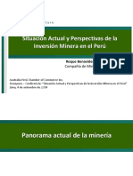 Situación Actual de La Minería en El Perú PDF