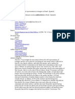 Violencia y Representación Social en Adolescentes de Brasil