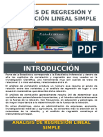 Análisis de Regresión y Correlación Lineal Simple Diapos